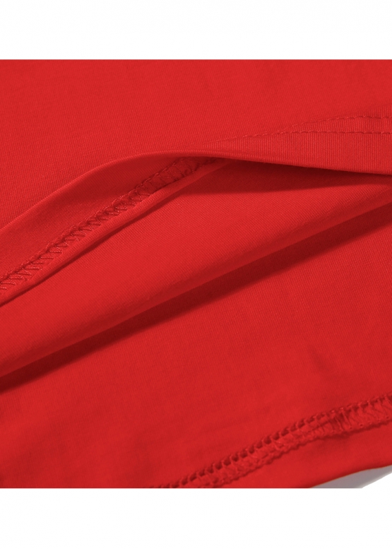 Balenciaga Color Red T-shirt Unisex