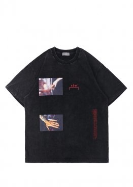 Чёрная футболка ACW T-shirt | A-COLD-WALL Color Black T-Shirt Mens -  FB1123
