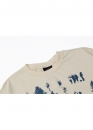 Бежева футболка Reenness Image Shadow Color Beige T-Shirt Unisex