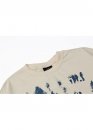 Бежевая футболка Reenness Image Shadow Color Beige T-Shirt Unisex