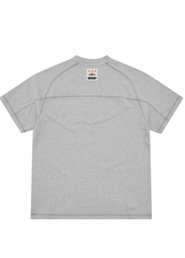 Сіра футболка Corteiz HMP Panel Tee Grey Unisex - FB1127