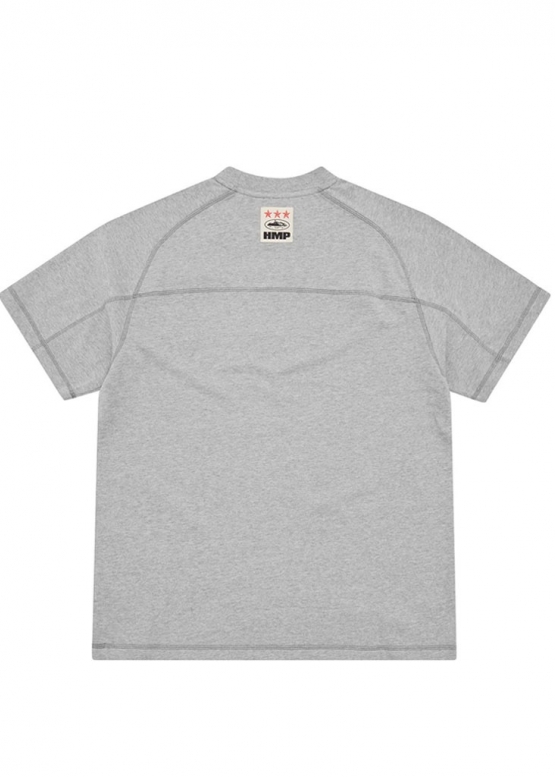 Сіра футболка Corteiz HMP Panel Tee Color Grey Unisex