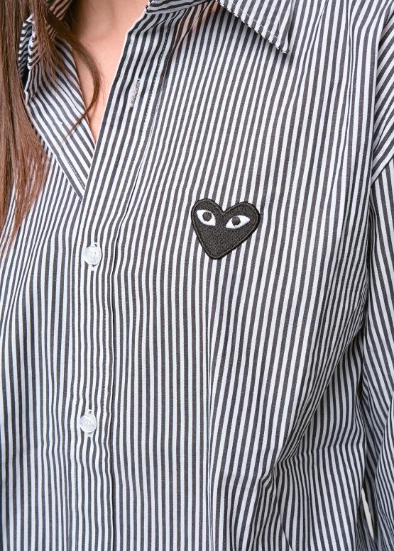 Смугаста сорочка Comme des Garcons Play Striped Shirt Unisex