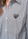Смугаста сорочка Comme des Garcons Play Striped Shirt Unisex