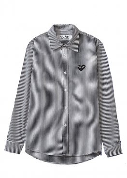 Смугаста сорочка Comme des Garcons Play Striped Shirt Unisex - FC1113 Смугаста сорочка Comme des Garcons Play Striped Shirt Unisex - FC1113