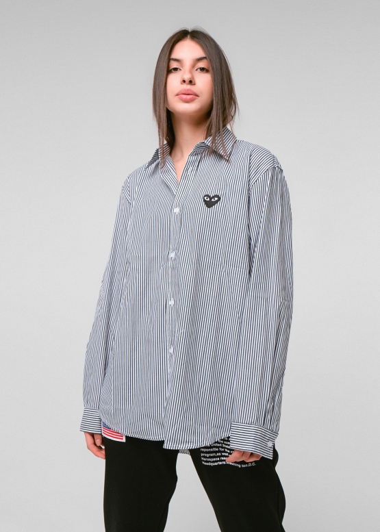 Comme des Garcons Play Striped Shirt Unisex