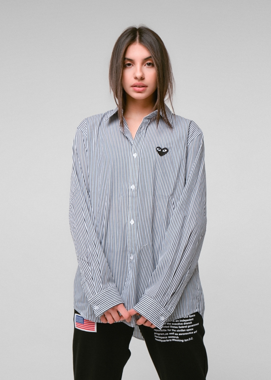Comme des Garcons Play Striped Shirt Unisex