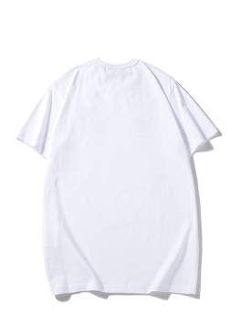Біла футболка Comme des Garcons Play Big Red Heart Splatter White T-Shirt Unisex - FC1115