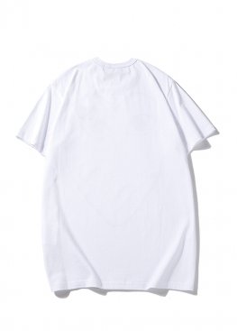 Біла футболка Comme des Garcons Play Big Red Heart Splatter White T-Shirt Unisex - FC1115