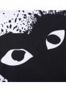 Comme des Garcons Play Big Black Heart Splatter Color White T-shirt Unisex