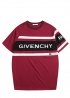 Бордова футболка Givenchy Dark Red T-Shirt Unisex - FE1113