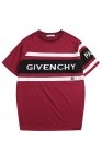 Бордова футболка Givenchy Color Dark Red T-shirt Unisex