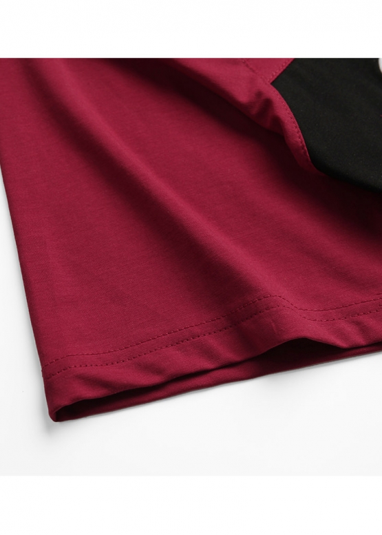 Бордова футболка Givenchy Color Dark Red T-shirt Unisex