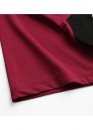 Бордова футболка Givenchy Color Dark Red T-shirt Unisex
