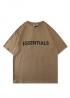 Темно-бежева футболка Fear Of God Essentials Color Harvest T-Shirt Unisex - FE1114