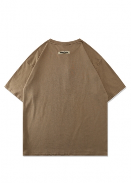 Темно-бежева футболка Fear Of God Essentials Color Harvest T-Shirt Unisex - FE1114