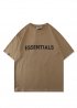 Темно-бежева футболка Fear Of God Essentials Color Harvest T-Shirt Unisex - FE1114