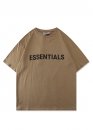 Темно-бежева футболка Fear Of God Essentials Color Harvest T-shirt Unisex