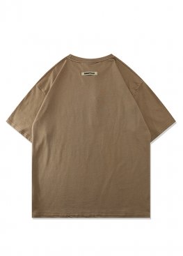 Темно-бежева футболка Fear Of God Essentials Color Harvest T-Shirt Unisex - FE1114
