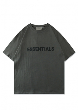 Асфальтова футболка Fear Of God Essentials Grey T-Shirt Unisex - FE1116