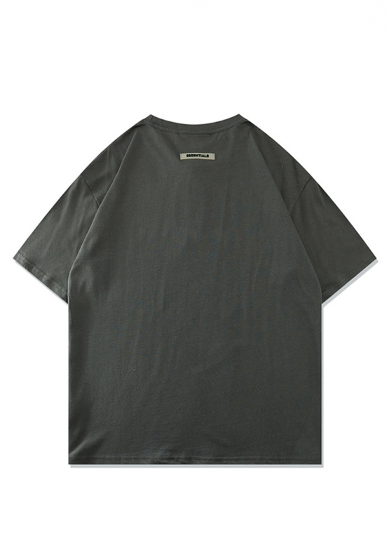 Асфальтова футболка Fear Of God Essentials Color Grey T-shirt Unisex
