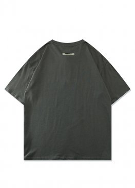 Асфальтовая футболка Fear Of God Essentials Grey T-Shirt Unisex - FE1116