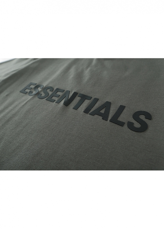 Асфальтовая футболка Fear Of God Essentials Color Grey T-shirt Unisex
