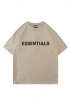 Бежева футболка Fear Of God Essentials Color Egg Shell T-Shirt Unisex - FE1117