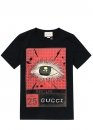 Gucci Eye Color Black T-shirt Unisex