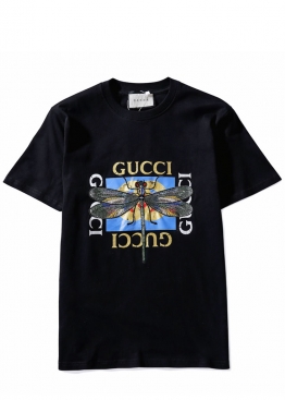 Gucci Dragonfly Black T-Shirt Unisex - FG1113
