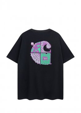 Чорна футболка Carhartt Wastelands Black Tee Unisex - FH1112