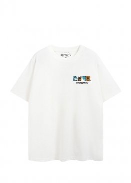 Біла футболка Carhartt Wastelands White Tee Unisex - FH1113