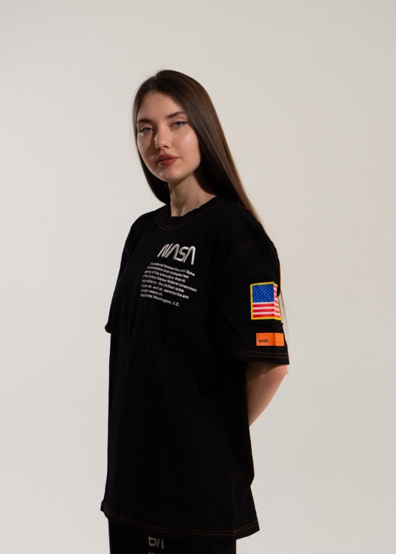 NASA x Heron Preston Color Black T-shirt Unisex