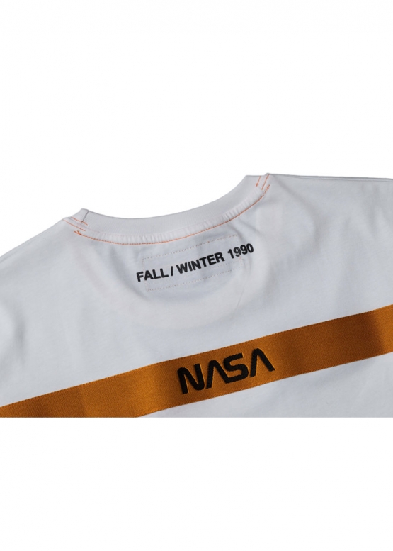 Біла футболка NASA x Heron Preston Color White T-shirt Unisex
