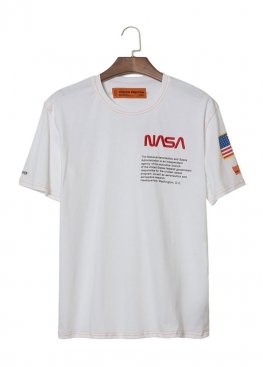 NASA x Heron Preston White T-Shirt Unisex - FI1112 NASA x Heron Preston White T-Shirt Unisex - FI1112