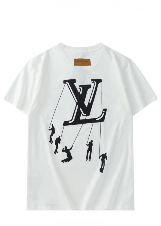 Louis Vuitton Color White T-shirt Unisex