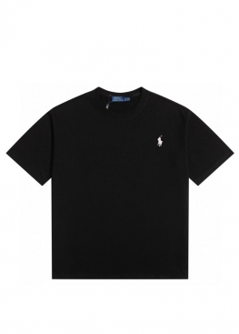 Чорна футболка Ralph Lauren Polo Black T-Shirt Unisex - FL1116