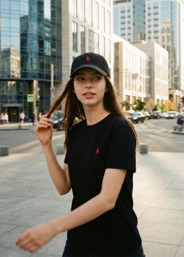 Чорна футболка Ralph Lauren Polo Black T-Shirt Unisex - FL1118