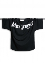 Чорна футболка Palm Angels Classic Logo Over Black T-shirt Unisex