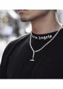 Palm Angels Classic Logo Over Black T-shirt Unisex
