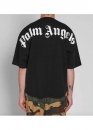 Palm Angels Classic Logo Over Black T-shirt Unisex