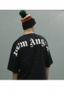Palm Angels Classic Logo Over Black T-shirt Unisex