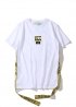 Біла футболка Off-White Side Tape White T-Shirt Unisex - FO1112