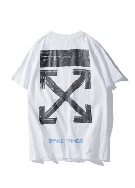 Белая футболка Off-White Classic Arrows White T-Shirt Unisex - FO1116