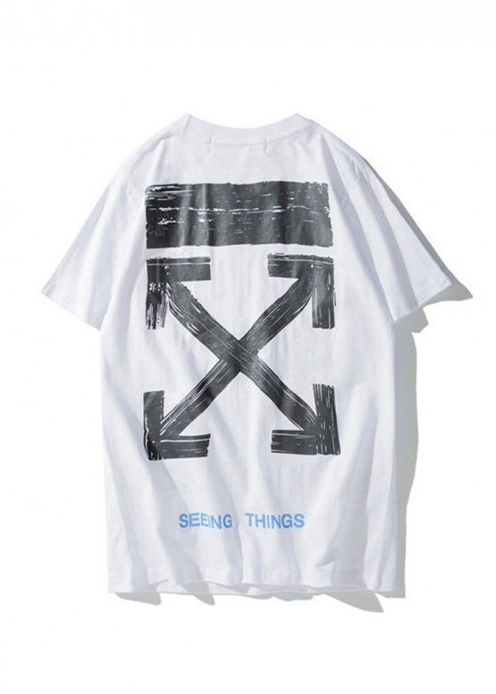 Off-White Classic Arrows Color White T-shirt Unisex