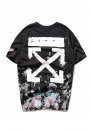Off-White Art Chaos Color Black T-shirt Unisex