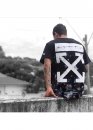 Off-White Art Chaos Color Black T-shirt Unisex