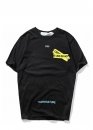 Off-White Do Not Cross Color Black T-shirt Unisex