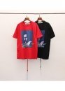 Off-White Bernini Color Red T-shirt Unisex
