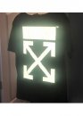 Off-White Reflective Arrows Color Black T-shirt Unisex